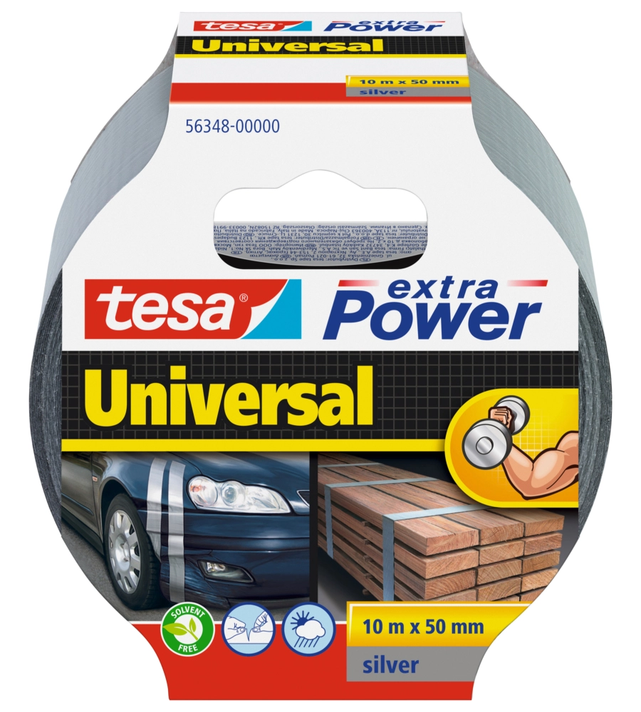 Nastro adesivo "extra power" colore grigio, 10 mt x 50 mm - tesa